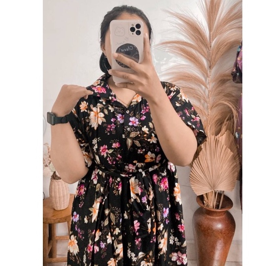 KAMILA LONG DRESS (FIT XL-XXL).