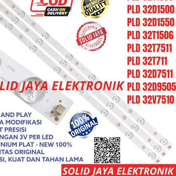 BACKLIGHT TV POLYTRON PLD 32T1500 32T1550 32T7511 BL 32 INC 8K 3V LED