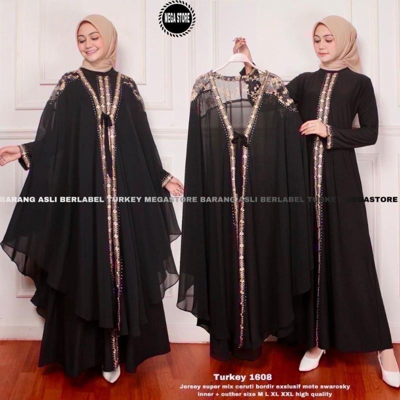 abaya turkey 1608 mega store