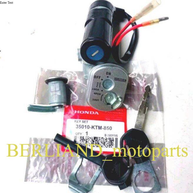 KUNCI KONTAK HONDA SUPRA X 125 ORIGINAL KUNCI KONTAK KUNCI SET JOK MOTOR SUPRA X 125 KARBURATOR ORIG