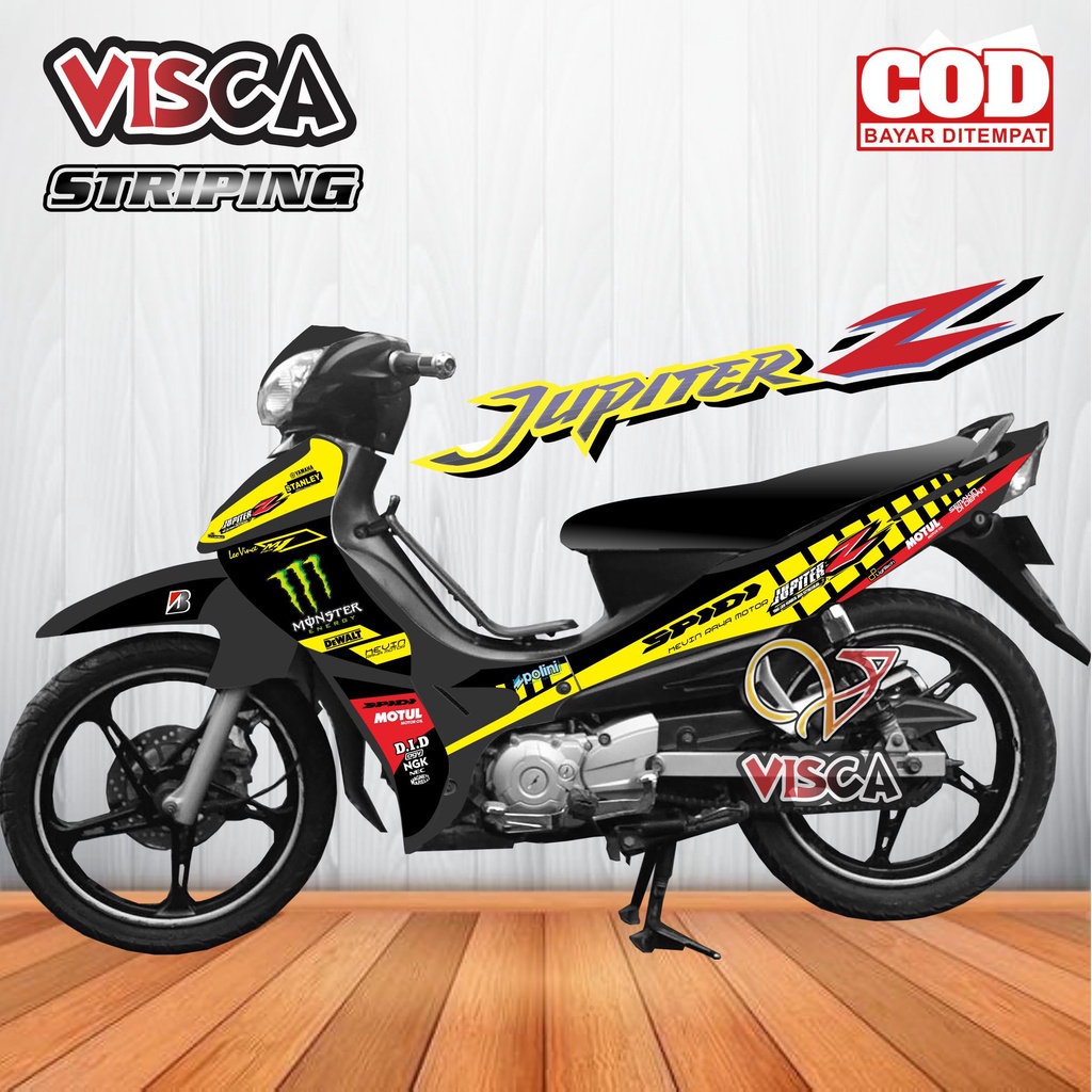 Striping Jupiter Z Burhan - Sticker Striping Variasi Lis Jupiter Z Burhan - Striping Hologram Jupite