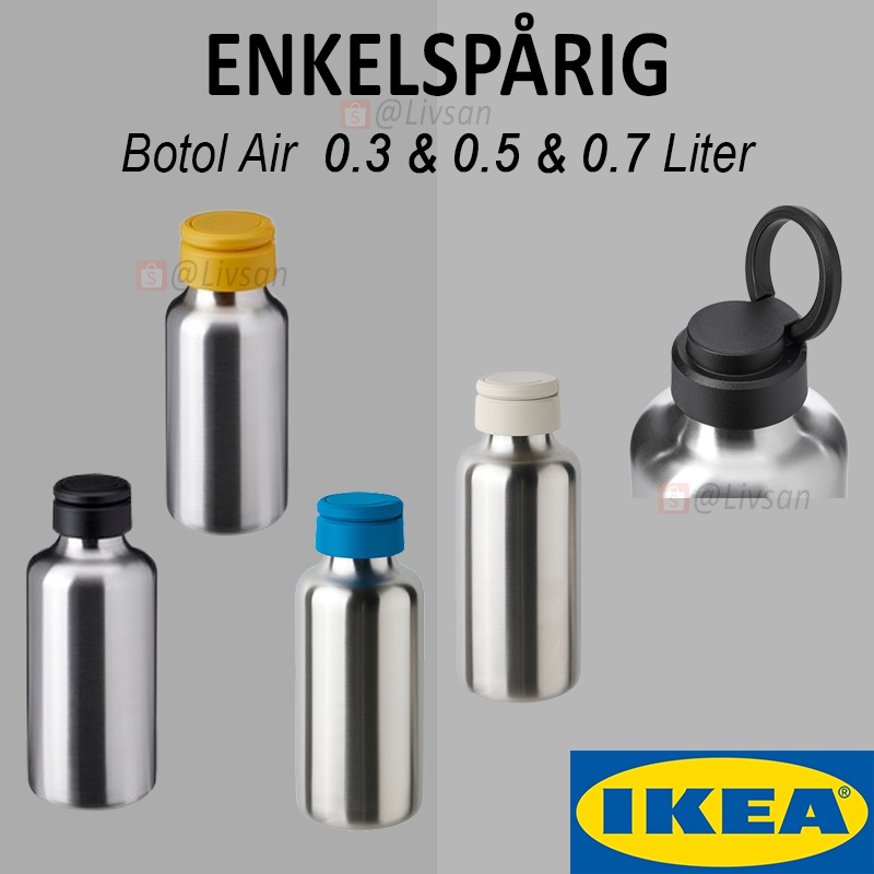Botol Air Minum Stainless Steel 500ml 700ml  Enkelsparig BAHAN STENLIS STEINLIS DEWASA ANAK GANTUNGA