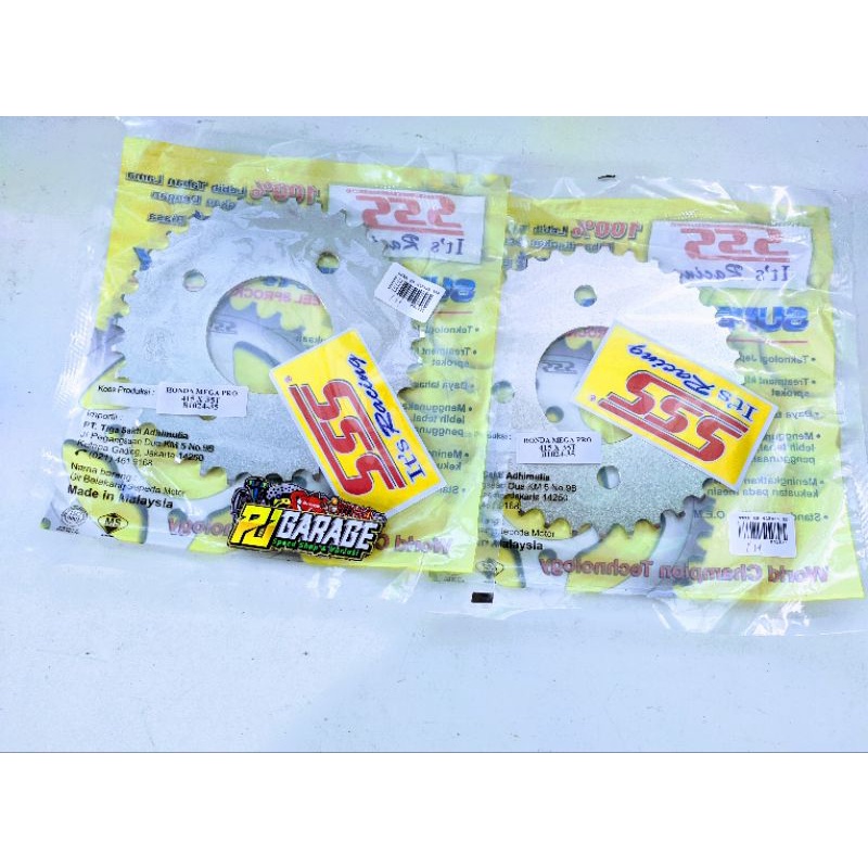 Gear gir belakang sss 415 31 32 33 34 35 megapro gl pro max verza tiger sonic cb150r megapro mono
