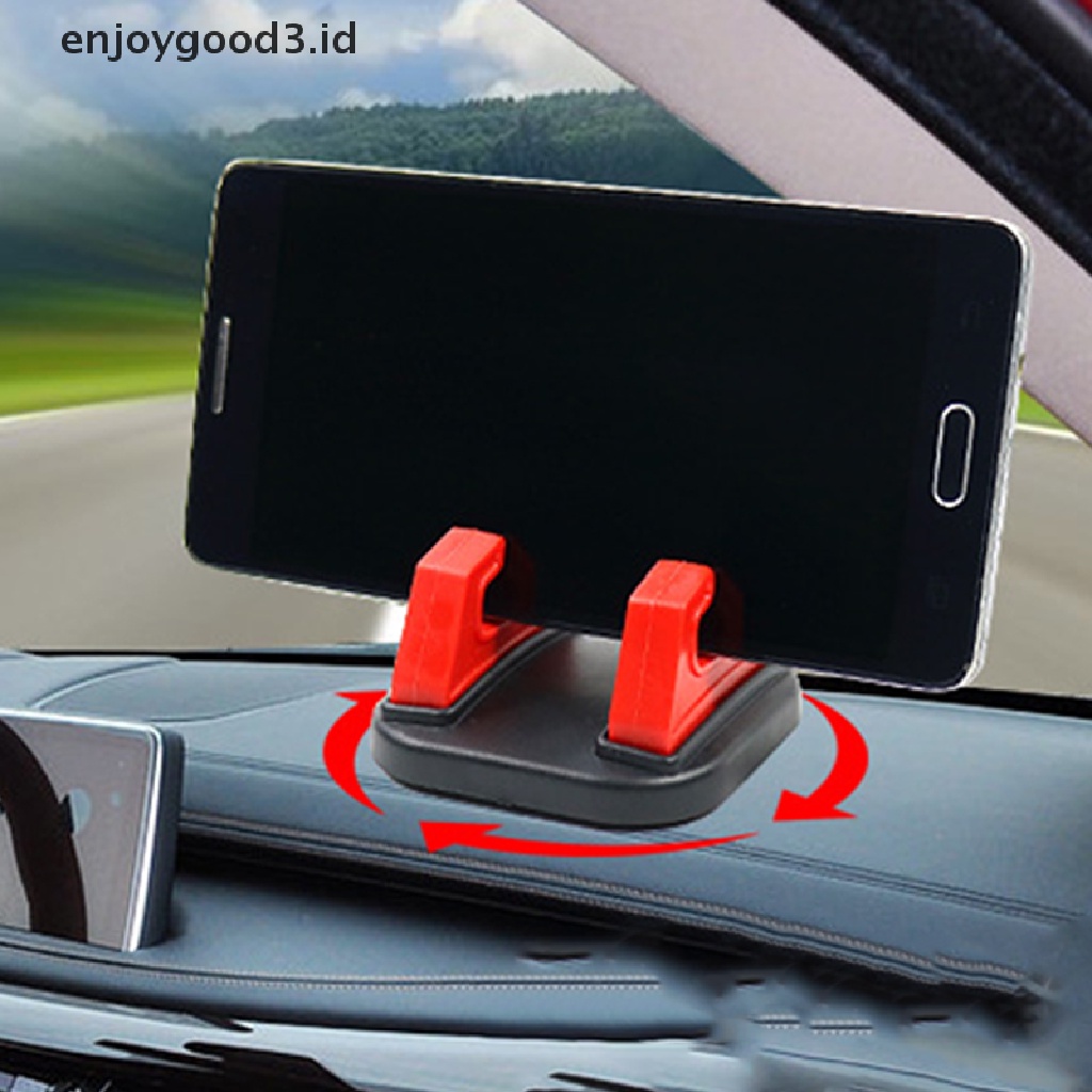 Holder Handphone Rotasi 360 Derajat Bahan Silikon Untuk Dashboard Mobil