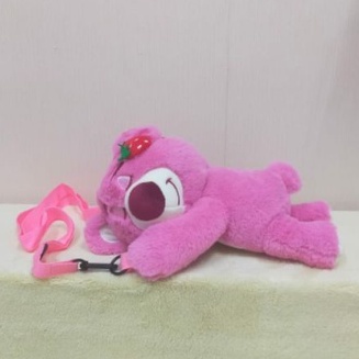 Tas Selempang Lotso Strowberry Size 26cm/tas samping anak/tas jalan2/tas anak lucu/selempang bunga matahari/