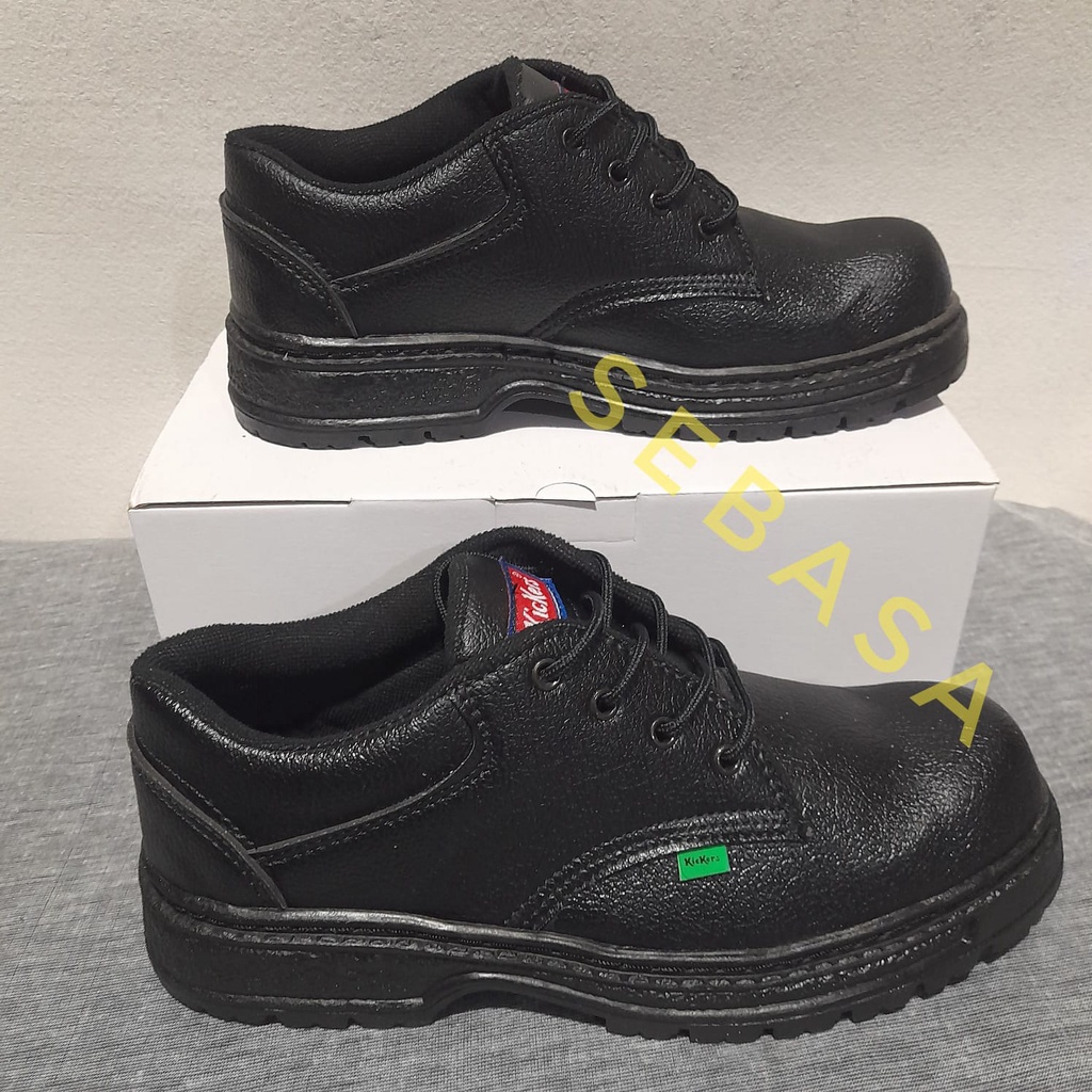 sepatu safety sebasa pendek tali cocok untuk kerja