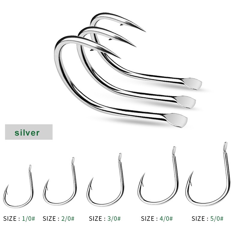 Katyusha Hook Pike Flat 200Pcs/ 20pack Kail Pancing Bahan Carbon Steel Kail Light Jigging Micro Jig Assist hook