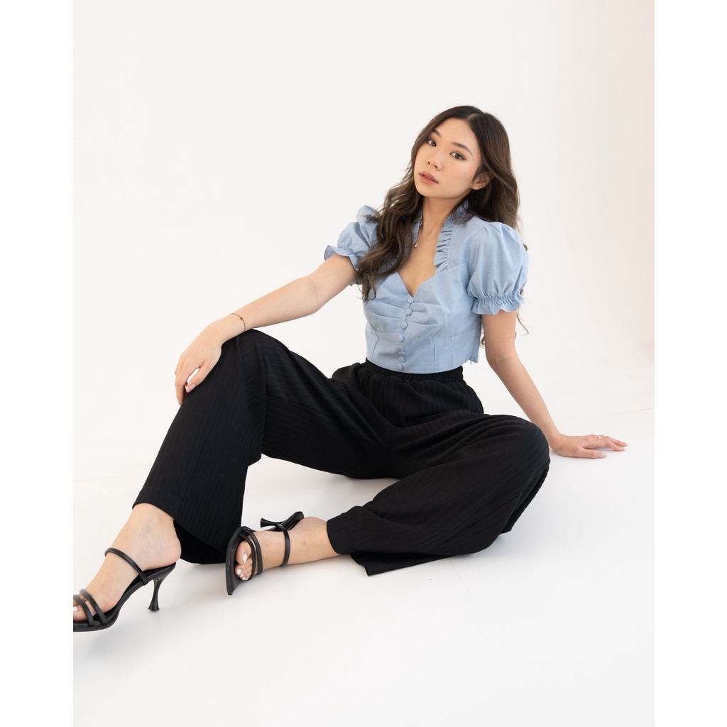 [ Marveile ] Carla Knit Pants / Kulot Knit Wanita