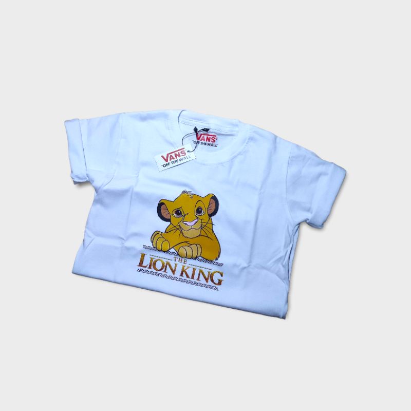 kaos anak baju anak kaos anak vans LlON KlNG katun combed 24s super soft handfield.