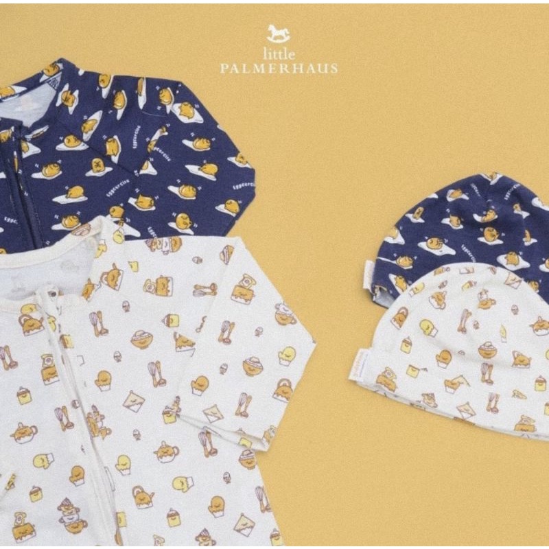 Little Palmerhaus Sanrio Gudetama Printed Sleepsuit - Piyama Bayi