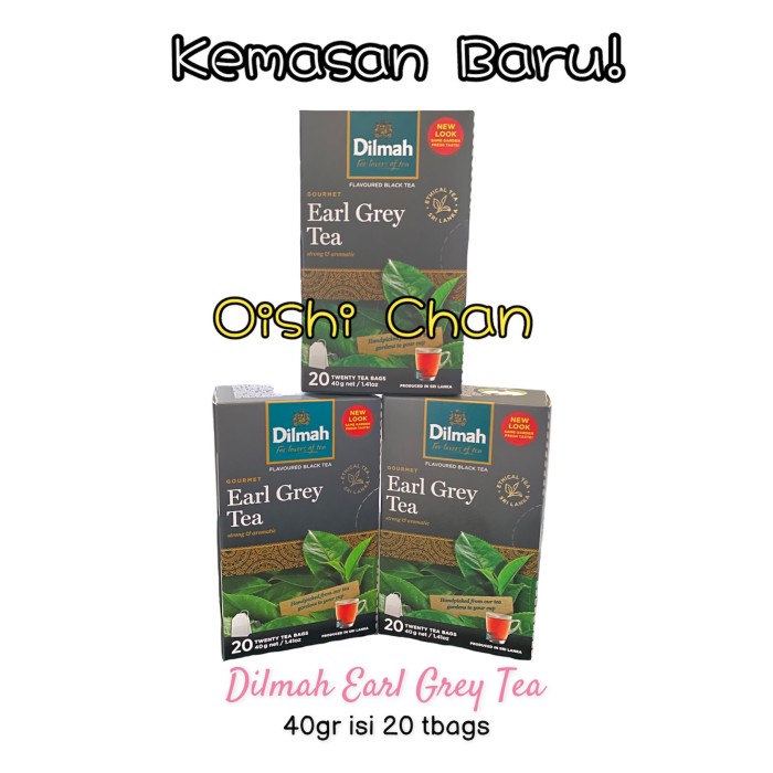 

TERMURAH Teh Dilmah Earl Grey 20 bags - 40gr /KOPI RUBE/KOPI SLB/KOPI KAPAL API/KOPI RUBE