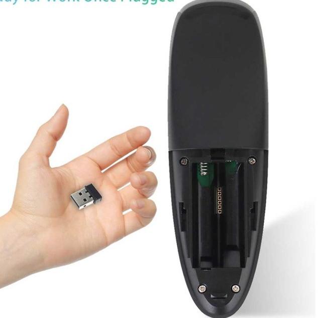 Remote Android Smart TV Box Gyroscope Voice Control Air Mouse Wireless - Remote Only, Voice Assistan