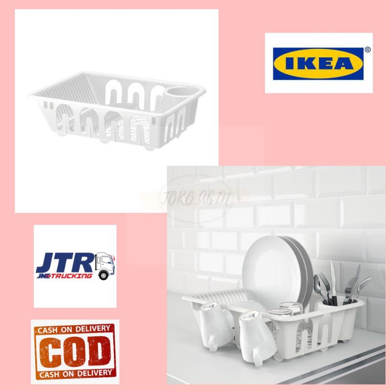 RAK PIRING PLASTIK TEMPAT PENGERING PIRING IKEA