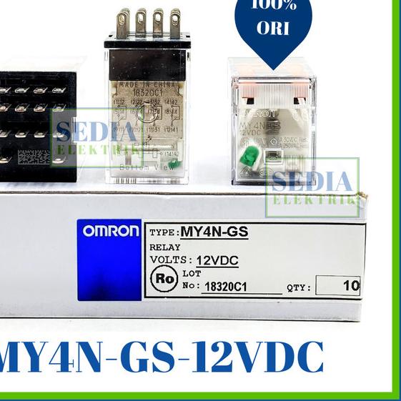 Relay Omron MY4N-GS-12VDC MY4N GS 12VDC