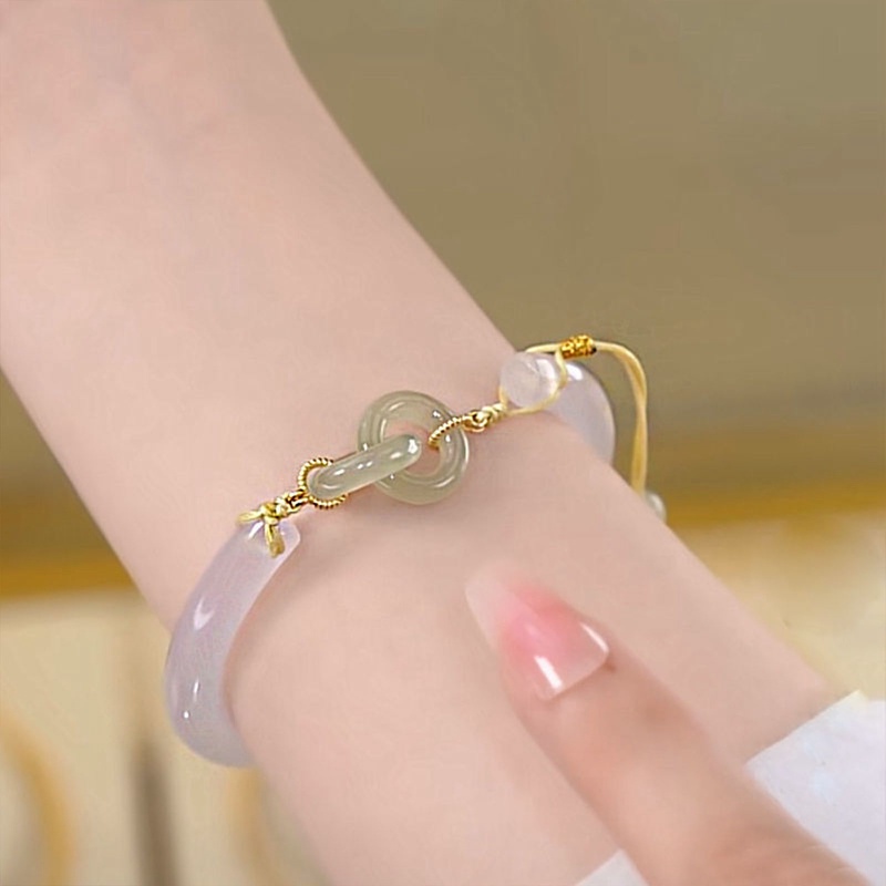 Fancyqube Gelang Desain Kelinci Gaya Retro China Untuk Wanita