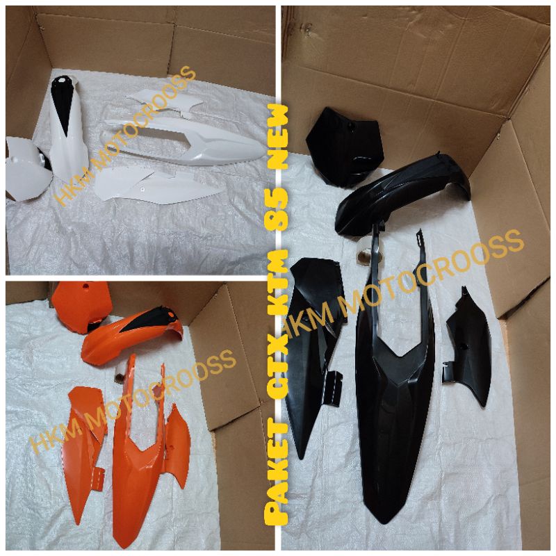 bodi set ktm 85 new 2016 paket gtx model ktm 85 new body set ktm 85 new 2016 spakbor depan ktm 85 sa