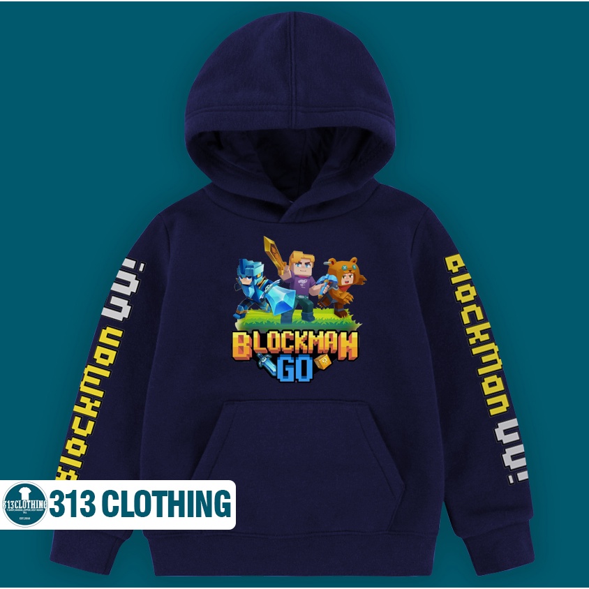 Jaket Hoodie Anak Blockman Go Hoodie Sweater Anak Blockman Go