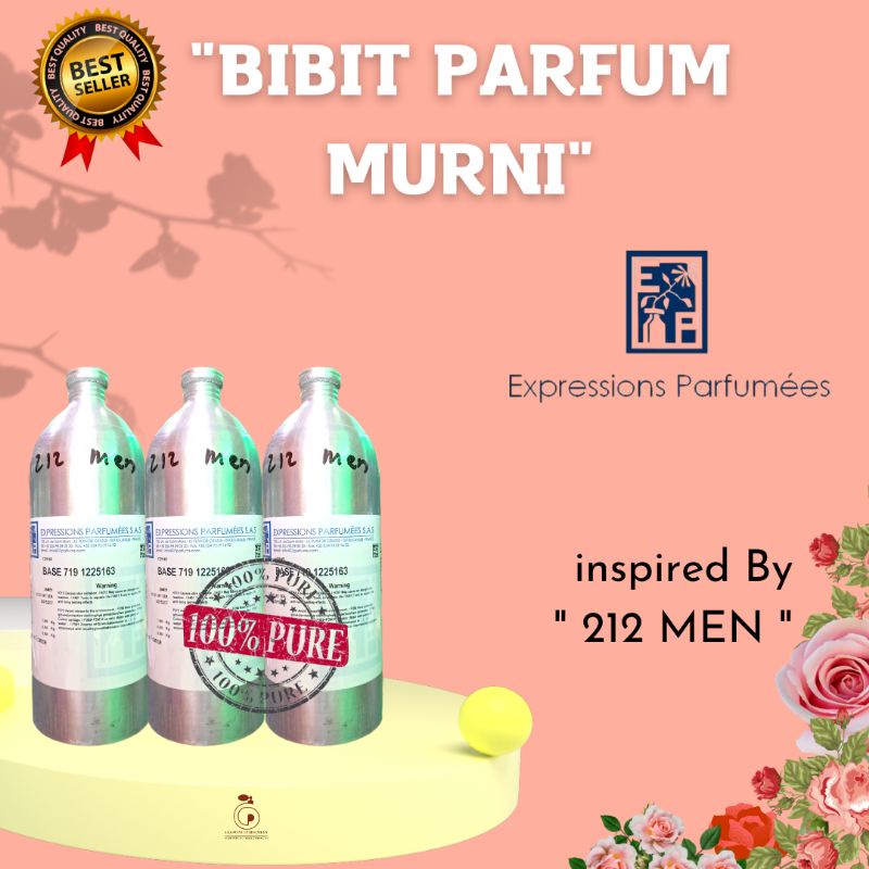 212 MEN BY EXPRESSION BIBIT PARFUM MURNI