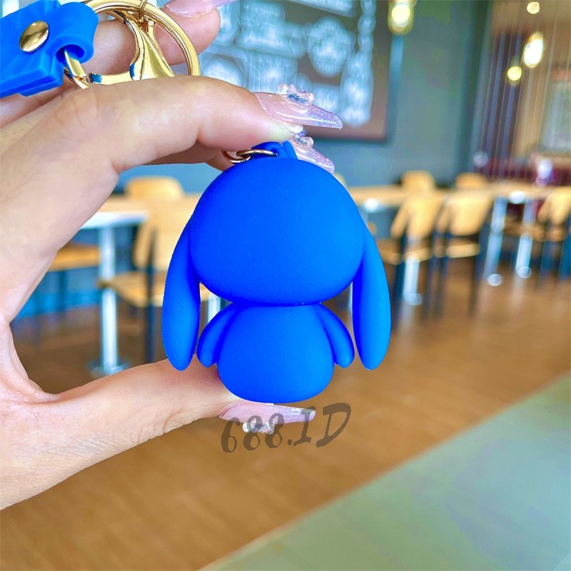 Gantungan Kunci Karakter Stitch Keychain Lucu Bahan PVC Untuk Aksesoris Tas Wanita Gantungan Kunci Motor Mobil GT 03