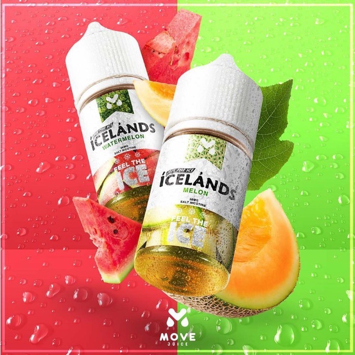 Liquid Icelands Watermelon Salt Nic 30ML by Move Juice - Iceland