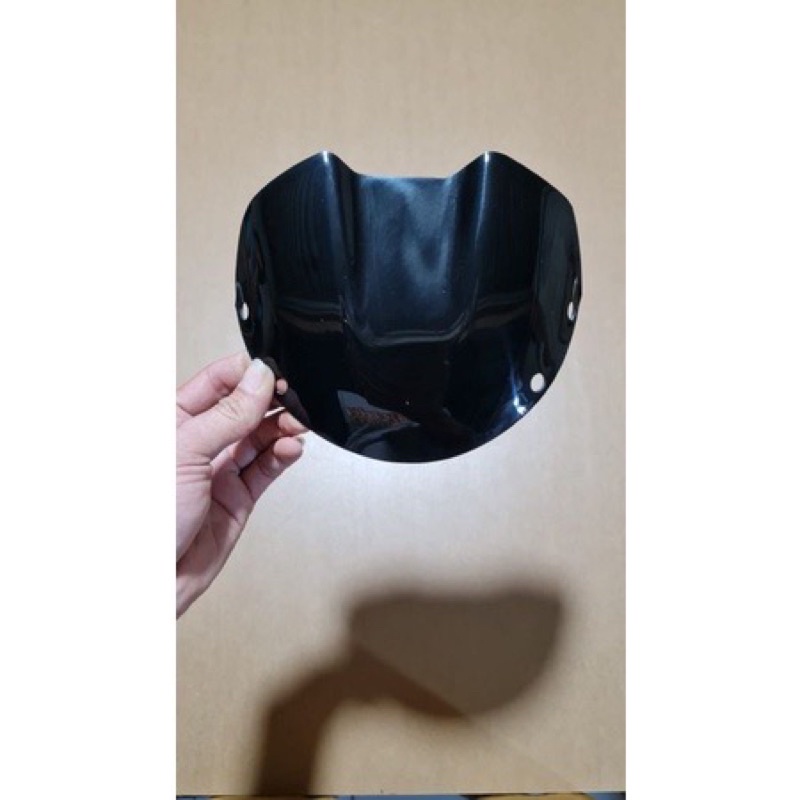 Visor winshield fizr jupiter z model batman bahan akrilik tebal hitam polos