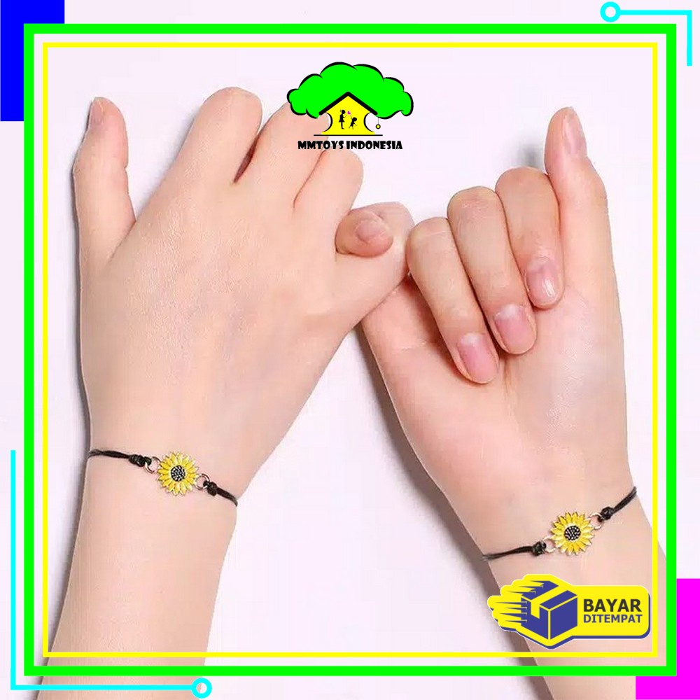 MI-K65 Gelang Tali Persahabatan Anyaman Korean Fashion Gelang BFF Gelang Pasangan Sahabat Gelang etn