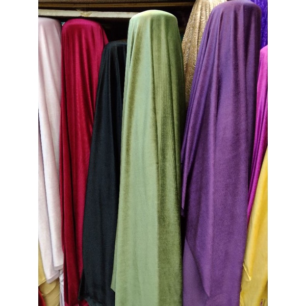COD.Kain Beludru Polos/Beludru streach/Minimal 1 mtr
