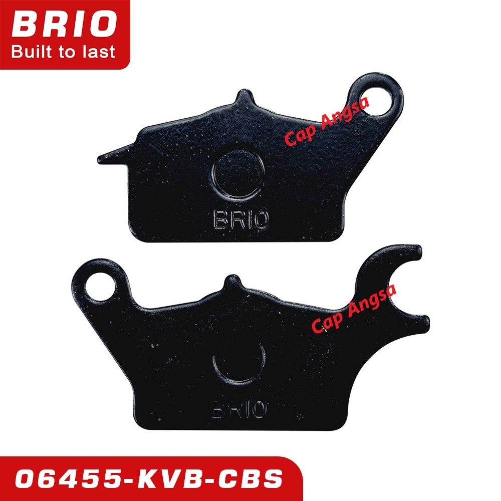 BRIO FRONT BRAKE PAD KAMPAS REM DEPAN DISC DISPED REM 20PC 1 BOX VARIO SPACY SCOOPY DISPAD 06455 KVB