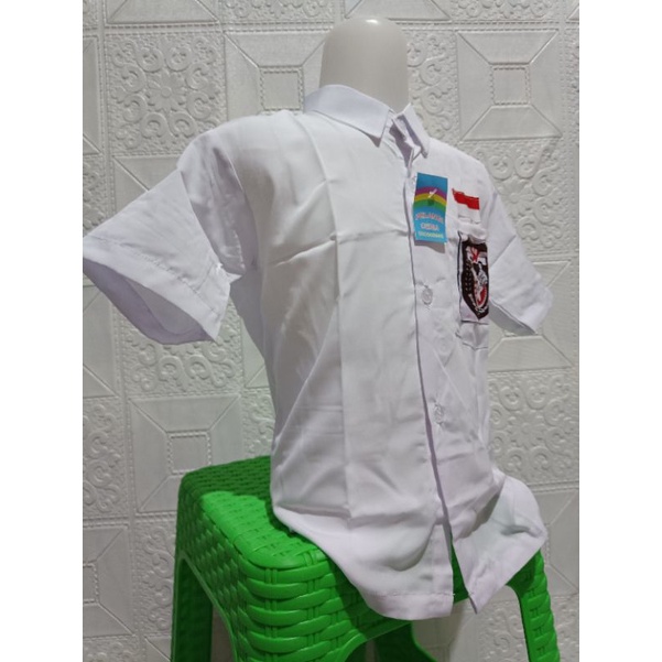 BAJU PUTIH TANGAN PENDEK TYSU/BAJU PUTIH PENDEK PUTIH SD TANGAN PENDEK/BAJU PUTIH SEKOLAH