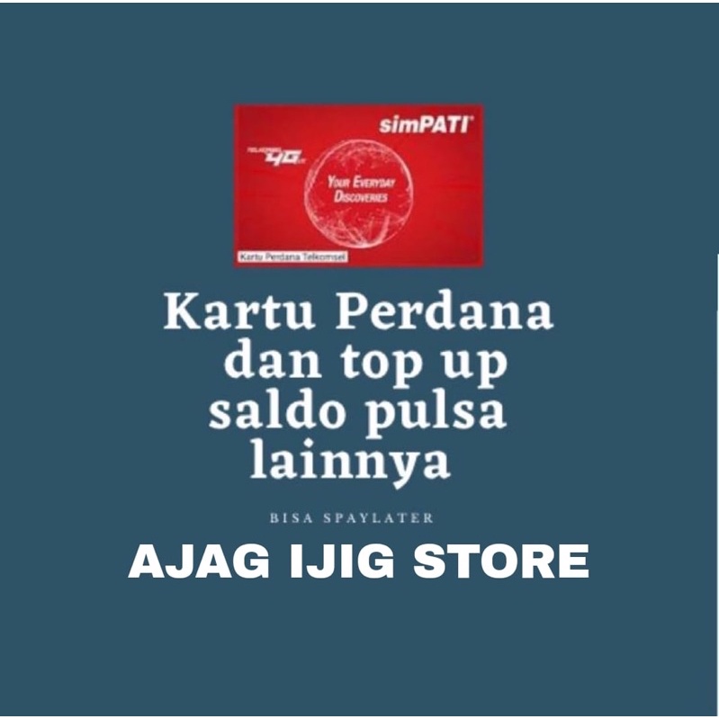 Kartu Perdana Telkomsel Saldo