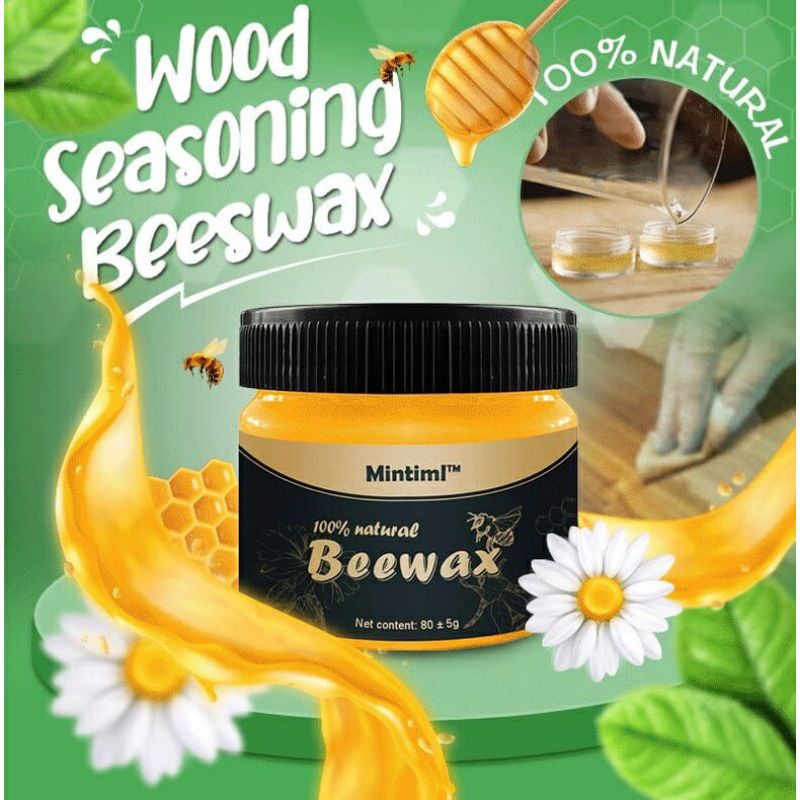 Beewax wood seasoning polish beewax pelitur pengkilap kayu