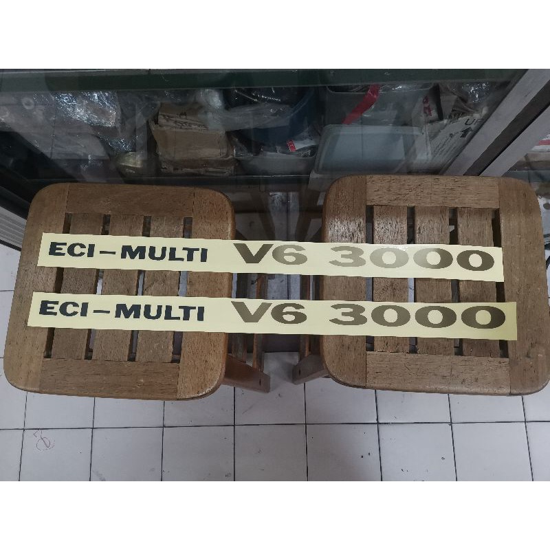 Sticker mitsubishi pajero eci multi v6 3000