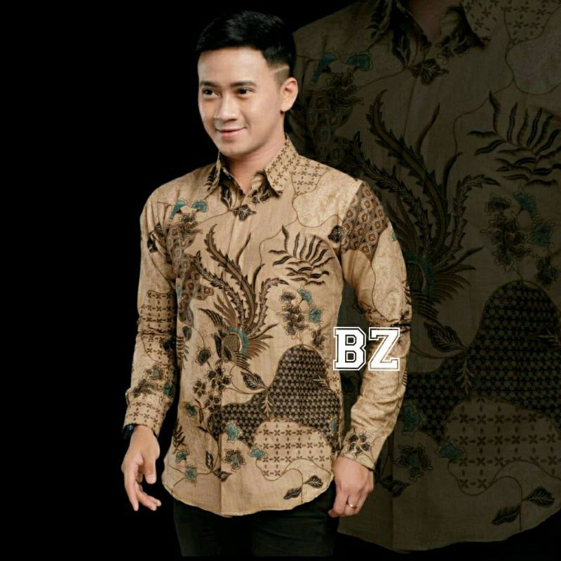 Baju batik kemeja panjang/kemeja batik pria lengan panjang motif terbaru dan murah