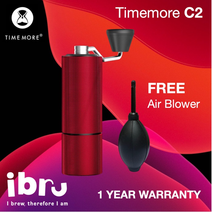 Grinder Timemore Chestnut C2 Grinder - Limited Edition Red