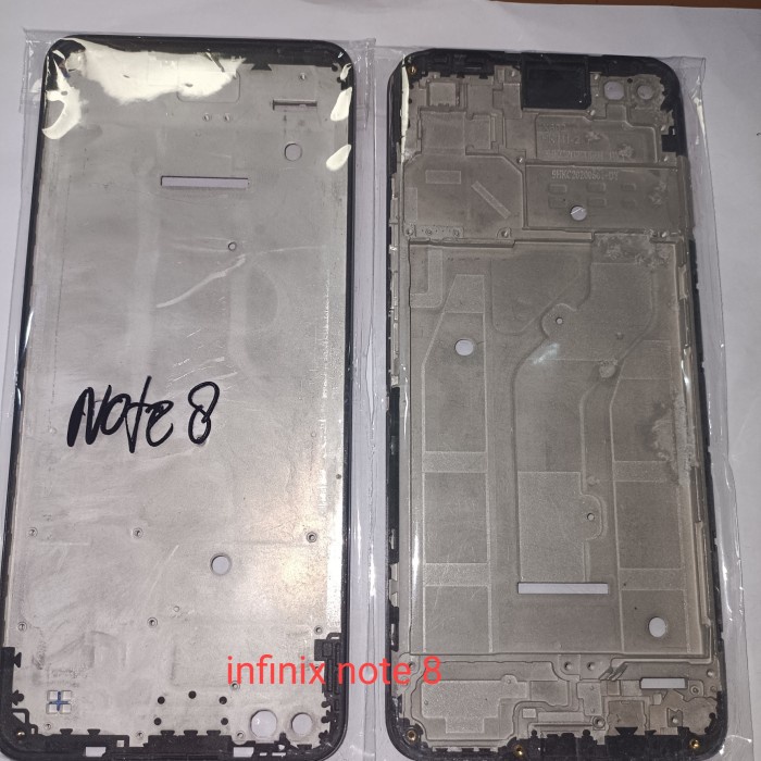 frame lcd tatakan mesin tulang tengah infinix note 8