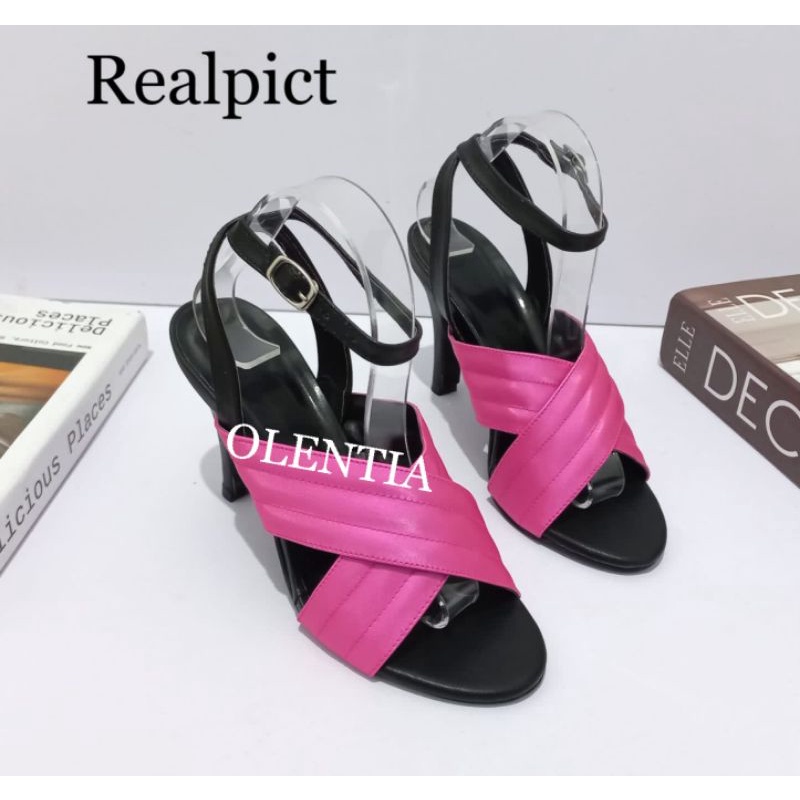 Sandal Wanita heels kokop silang 9cm PT 01