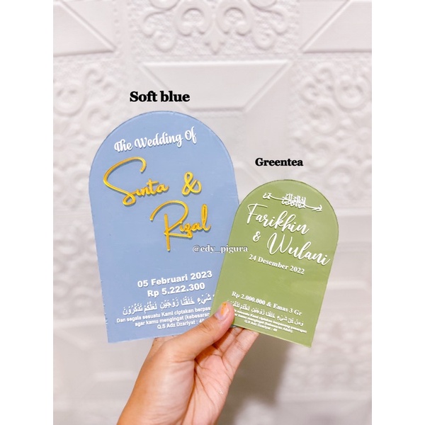 akrilik warna kubah / dome bahan mahar akrilik(WAJIB BACA DESKRIPSI)