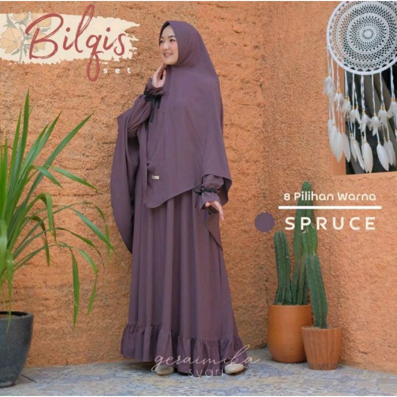 GAMIS SET BILQIS BY GERAI MIKA ready
