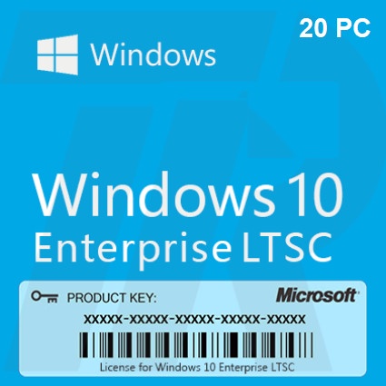 windows 10 enterprise LTSC 2021 untuk 20 PC original Lifetime