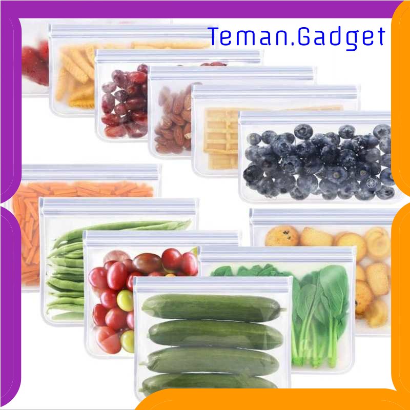 TG-TRV Amil Kantong Plastik Organizer Makanan Silicone Food Bag Ziplock - B0271