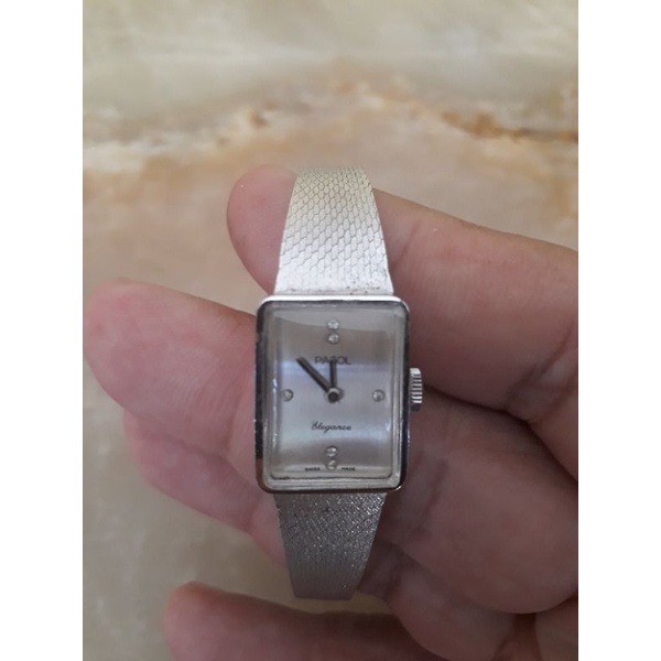 PAGOL Manual Winding Jam Tangan Wanita swiss movt second preloved 503