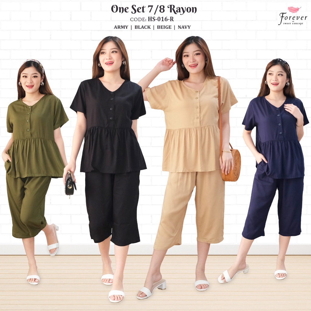 Setelan One Set Rayon Premium FOREVER SWEET HS-016