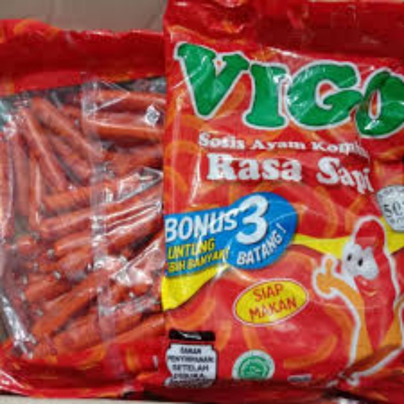 

Sosis Vigo/ sosis vigo kecil isi 25 pcs/ sosis sapi