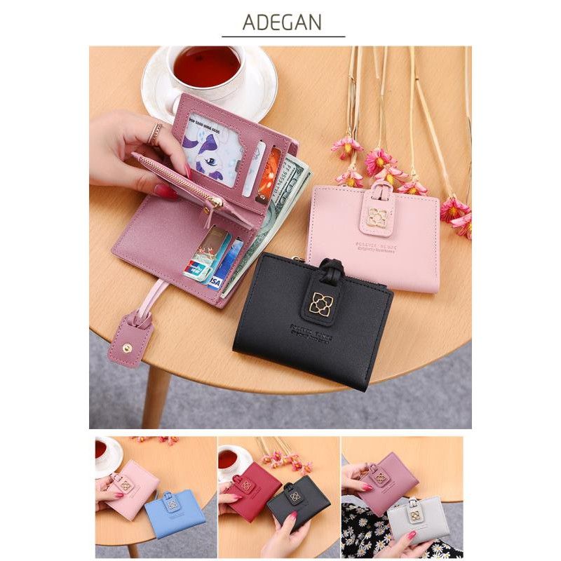 Medan Termurah KD18 Dompet wanita import Dompet zipper women beautiful