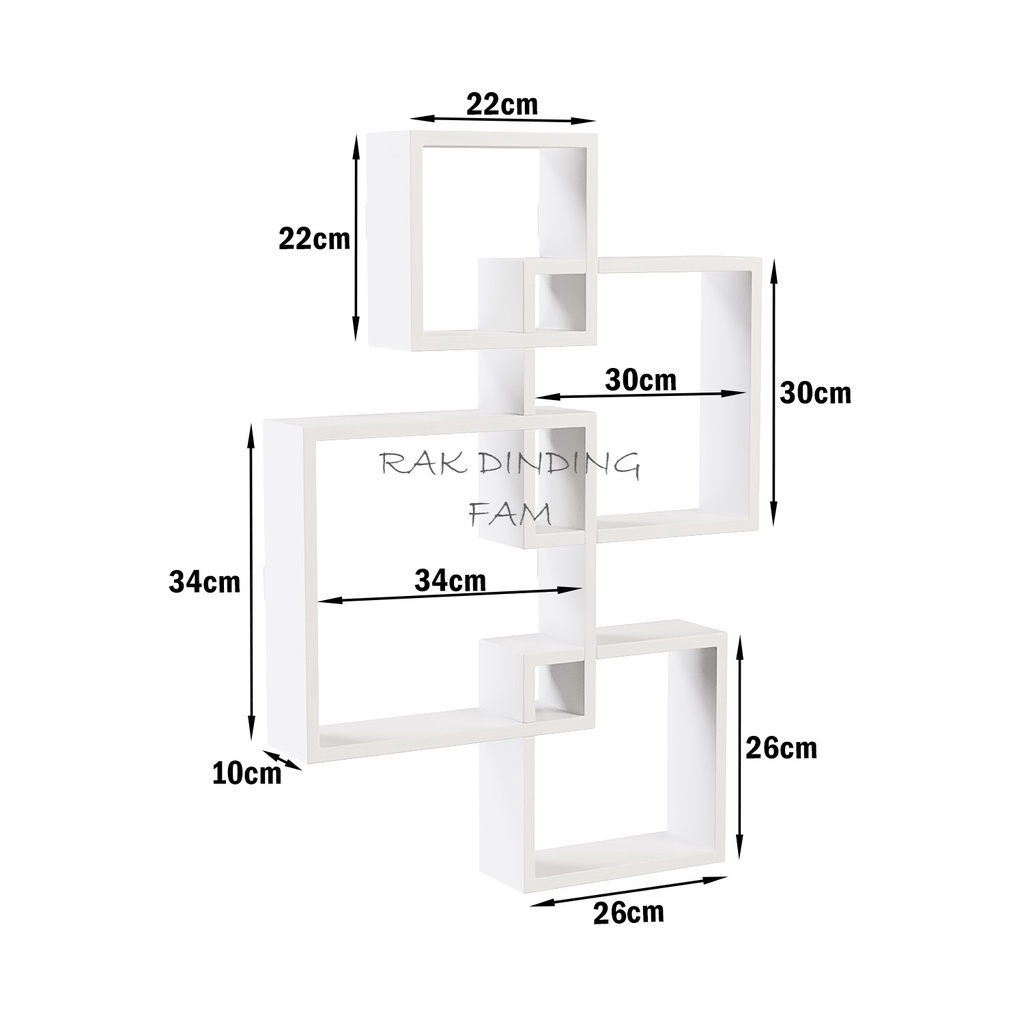 Rak Dinding Minimalis Kayu Dekorasi Rumah Hiasan Kamar 043