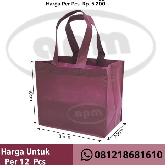 

Tas Spunbond Kotak Ukuran 35x20x30 (Tas Jahit) - Navy