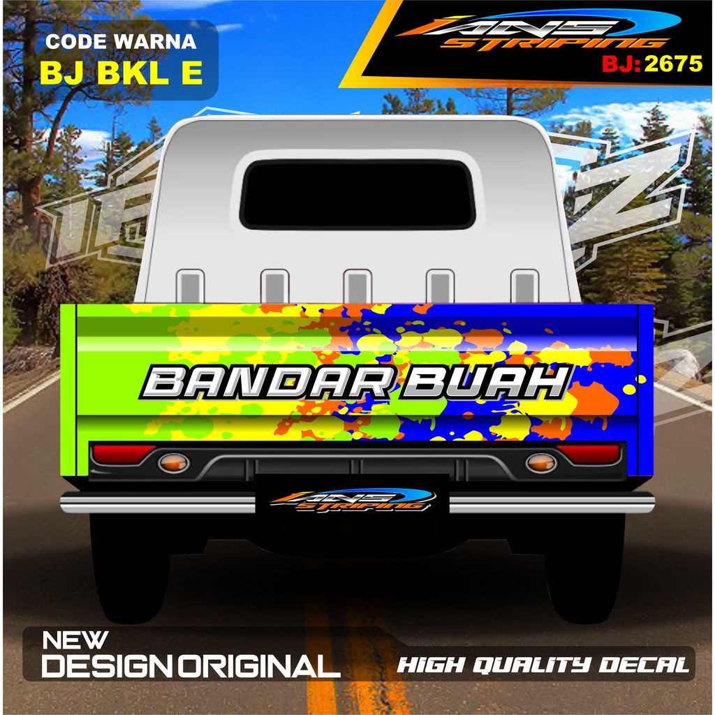 STICKER GRANMAX PICK UP / STIKER BAK BELAKANG GRANMAX / DECAL STICKER MOBIL GRANMAX