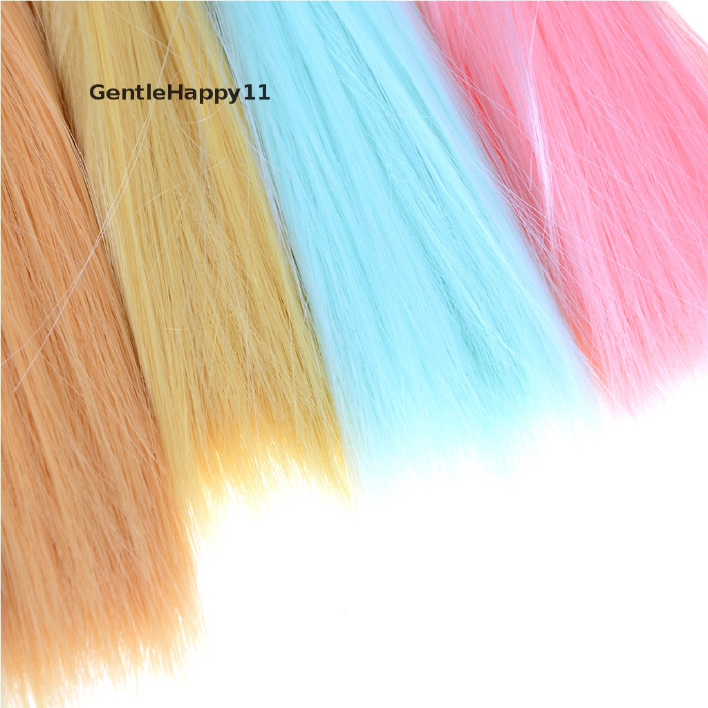 GentleHappy 1pcs 15cm length natrual color thick 1/3 /1/4 1/6 bjd wigs doll hair id