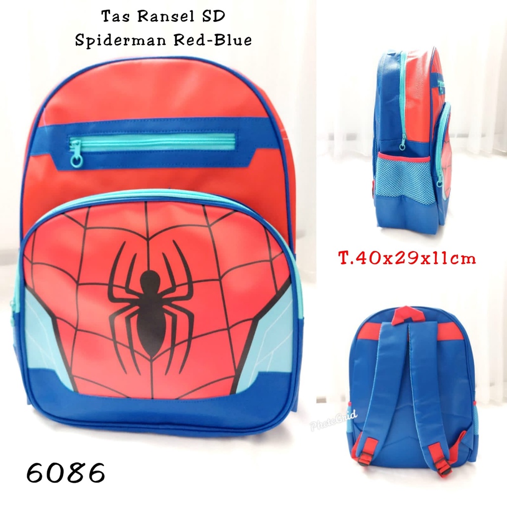 Tas Ransel Anak Laki-laki Kualitas Premium Roblox / Spiderman / Batman