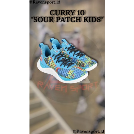 Sepatu Basket CURRY 10 "Sour Patch Kids"
